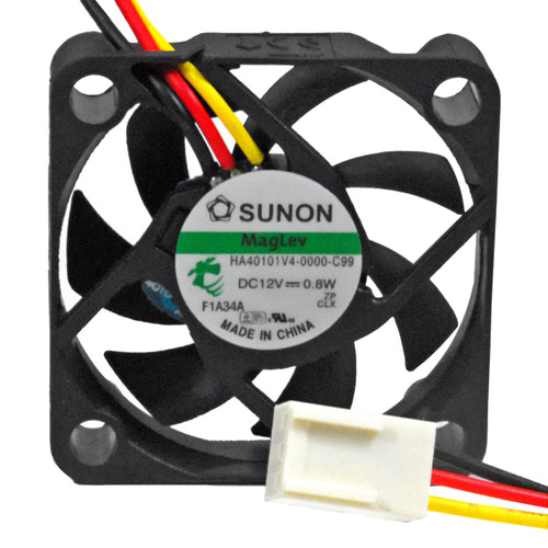 Sunon 40x40x10mm Super Silent HA40101V4-0000-C99 with 3pin Connector