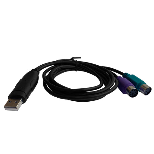 Coolerguys USB Type A Male to PS2 Male Splitter Cable 30 Inches