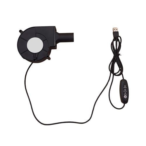 5V USB Blower Fan with Speed Controller and Exhaust Port