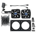 Cabcool 802 Lite 12v Dual 80mm Fan Cooling Kit for Cabinet & Home Theaters