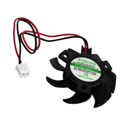 Evercool Video Card Fan Round frame VGA Fan 50x50x10mm  VC-EC5010M12S-B - Coolerguys