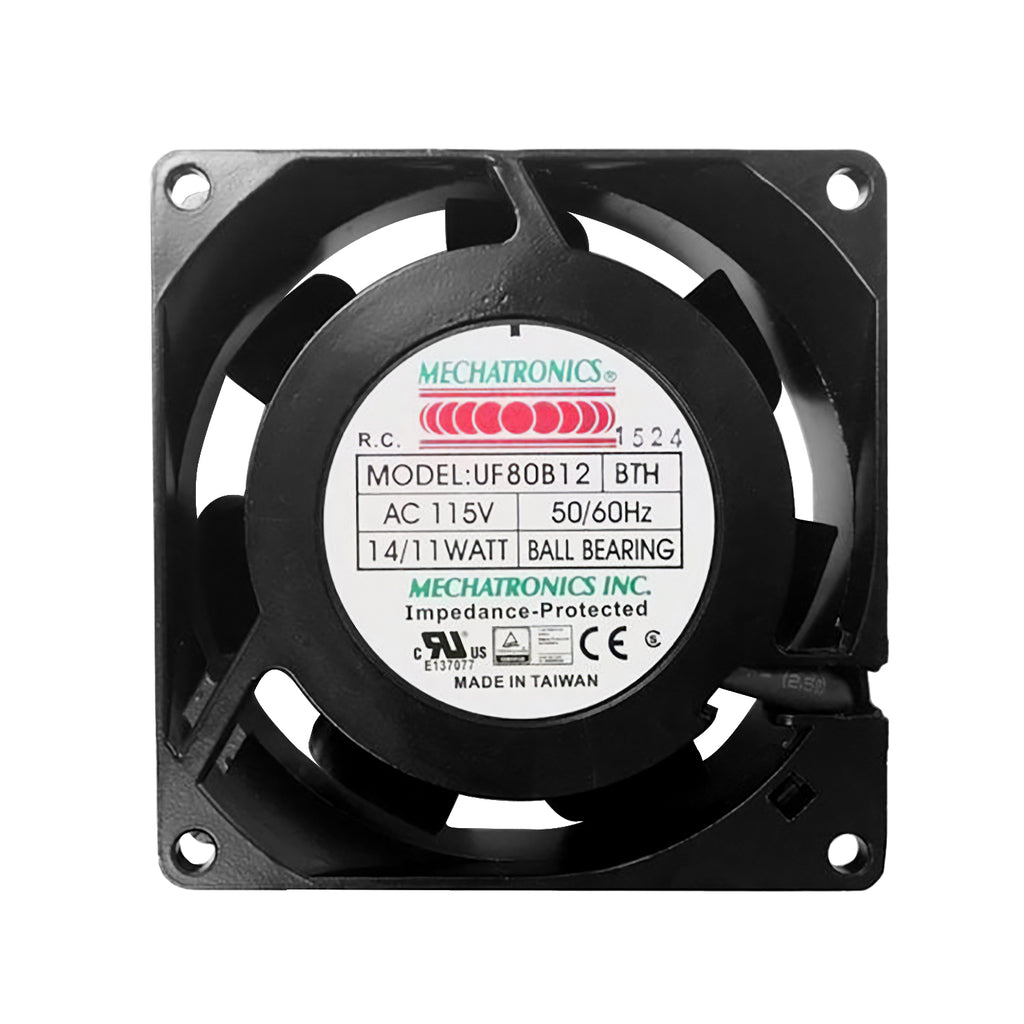 マイファン ストーン(かっさ) Mechatronics 80x80x25mm AC 115 Volts Fan UF80B12-BTH – Coolerguys