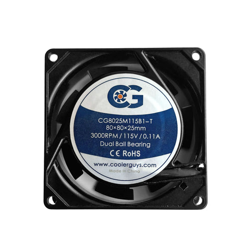 Coolerguys 80x80x25mm AC 115 Volts Fan
