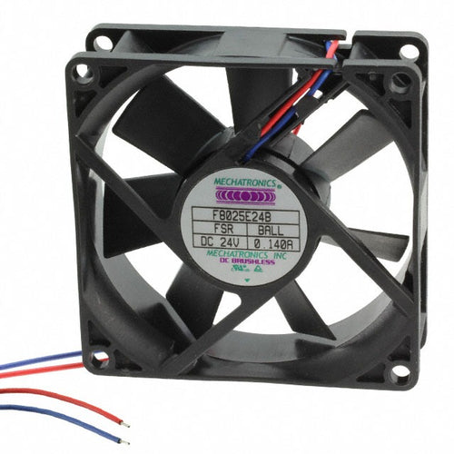 Mechatronics 80x80x25mm 24VDC Fan F8025E24B-FSR