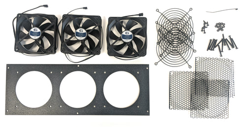 Coolerguys Triple 120mm Bracket Kit with Fan - Coolerguys