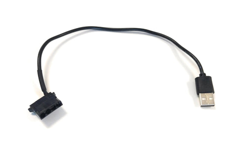 USB A Male to 4pin Molex Connector (5v) - Coolerguys
