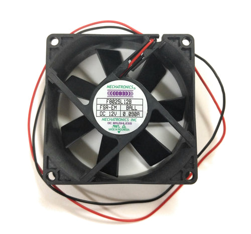 Mechatronics 80mm (80x80x25) 12v IP57 Quiet Fan F8025L12B-FSR-EM