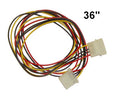 4 Pin Molex Power Cord Extension Cable 12 18  24 and 36" - Coolerguys