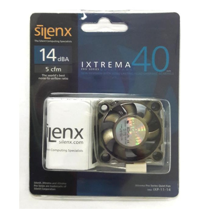 SilenX Ixtrema Pro 40x40x10mm 12 Volt Fan IXP-11-14 – Coolerguys
