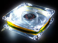 80mm Galaxy Crystal Fan with 4 white leds - Coolerguys