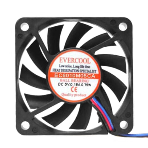 Evercool 60x60x10mm Ball Bearing Fan EC6010M05CA