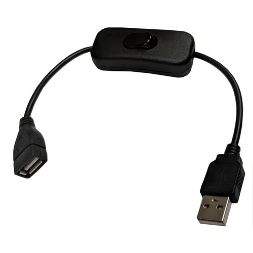 Coolerguys USB Cable Male to Female On/Off Switch Toggle, 11" / 28cm - Coolerguys