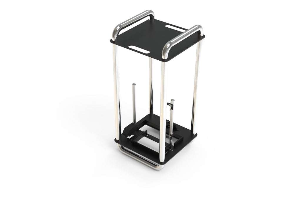 Streacom DA6 XL Open PC ITX Case - Chrome/Black – Coolerguys