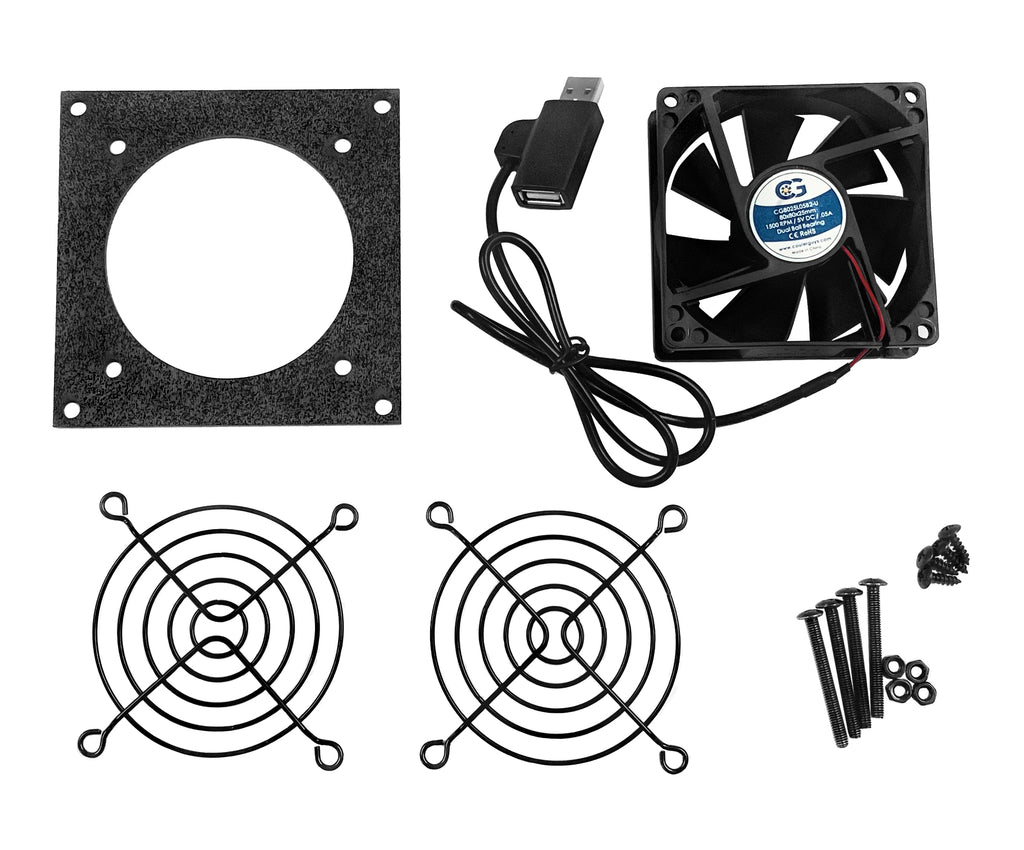 Cabcool 801U Single 80mm USB Powered Cabinet Cooling Kit – Coolerguys