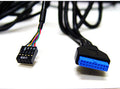 Logisys (2) USB 3.0 and (2) USB 2.0 Panel 3.5" Bay Panel FP302BK - Coolerguys