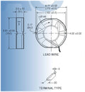 Mechatronics 172x150x51mm 120 Volt High Speed AC Fan UF15PC12-BTHR - Coolerguys