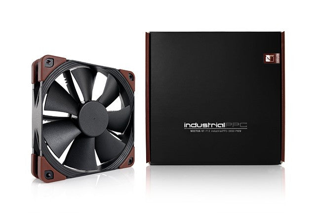 Noctua NF-F12 industrialPPC-3000 PWM ×5 Noctua NF F12 Industrial PPC 120x120x25mm 12v PWM Fan – Coolerguys