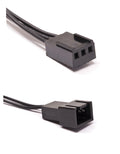 Modright Black out Series 3 pin to 9x3 pin Y splitter cable 24 inches #Cab-972 - Coolerguys