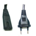 EU 2 Prong 2.5A power cord plug "Type C " Molded Power Cord - Coolerguys