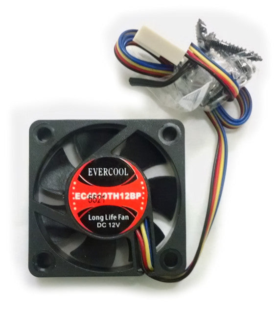Ventola EverCool EC6025H12CA 60x60x25mm &ndash; 12V, 3 Pin, Alta Velocit&agrave; 4500 RPM