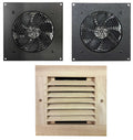 Coolerguys Single 120mm Fan Cooling Kit with Programmable Thermal Controller - Coolerguys