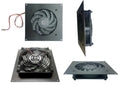 Coolerguys Single Thermal control 120mm AV Cabinet Cooler with Gentle Typhoon Fans CABCOOL1201-MGTF - Coolerguys