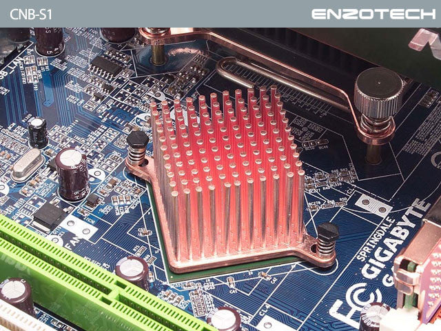Enzotech Northbridge heatsink One Piece Forged Copper # CNB-S1