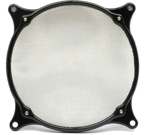 ModRight Fine Mesh 80mm Aluminum Fan Filter Black - Coolerguys
