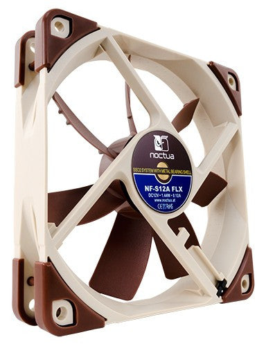Noctua 120x120x25mm Premium Fan NF-S12A FLX – Coolerguys