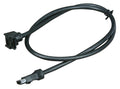 Sata III Premium Cable 24" Black Straight to Right Angle OK24A3RK12 - Coolerguys