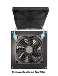 Coolerguys Single 120mm Bracket Kit with Fan and Filter