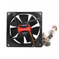 Evercool 80x80x25mm Medium Speed 24 Volt Fan with 3 Pin EC8025M24CA