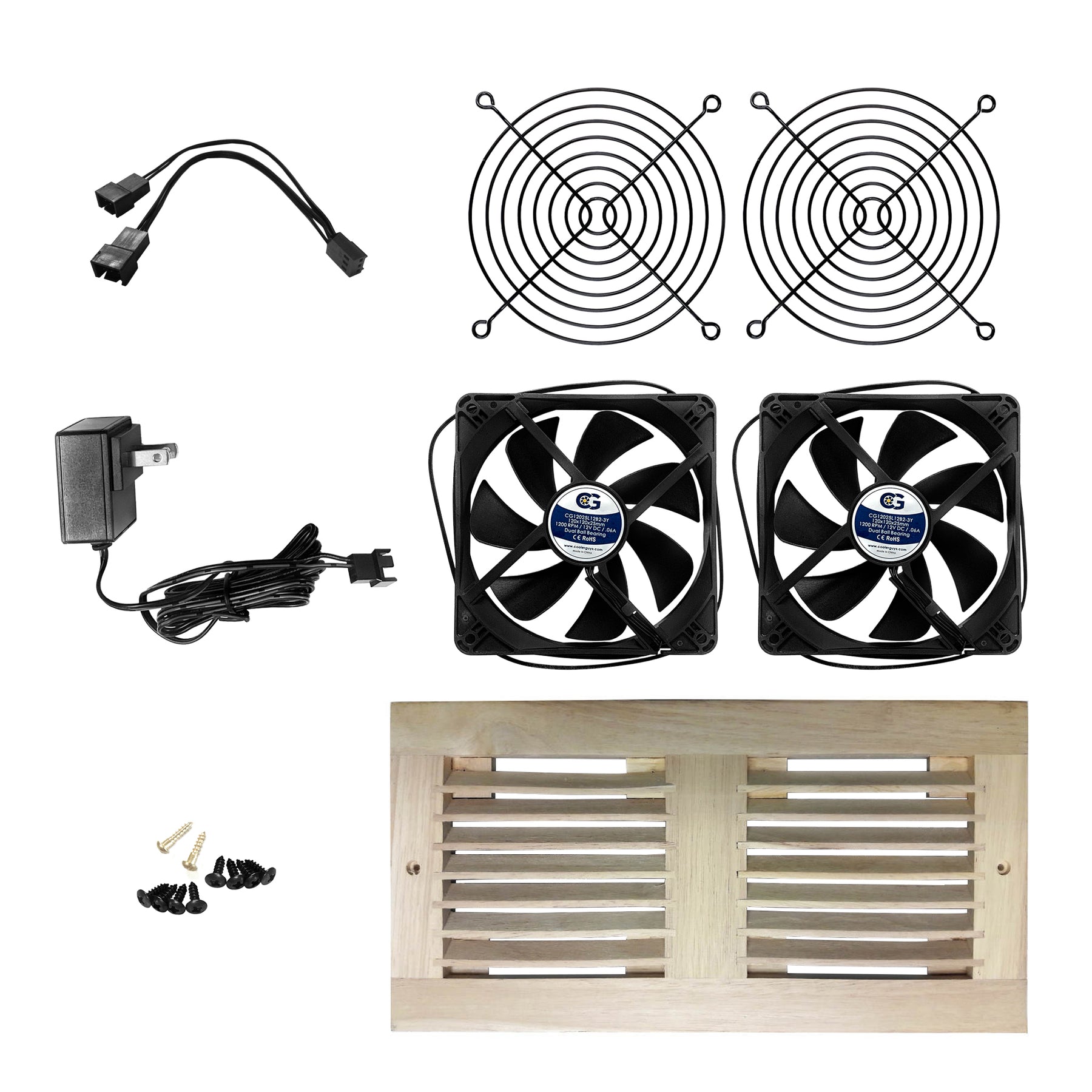 Dual 120mm Fan Cooling Kit - Coolerguys