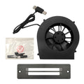 Coolerguys USB Powered Blower Fan with Exhaust Vent Bracket / Optional Thermostat