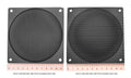 120mm Steel Mesh Filter Grill (Black, 1.1mm/0.9mm) - Coolerguys