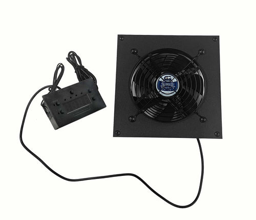 Cabcool Pro-Metal Single 120mm USB Fan Kit with Programmable USB Fan Controller Kit: 1201-M-USB