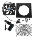 Cabcool Pro-Metal Single 120mm USB Fan Kit with Programmable USB Fan Controller Kit: 1201-M-USB