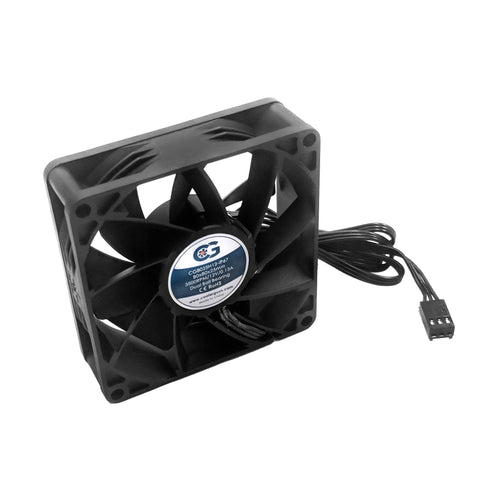 Coolerguys 80mm (80x80x25mm) 12 VDC 3Pin High Speed IP67 Fan CG8025H12-IP67