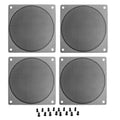 120mm Steel Mesh Filter Grill w/1.5mm Diameter Hole (Black)