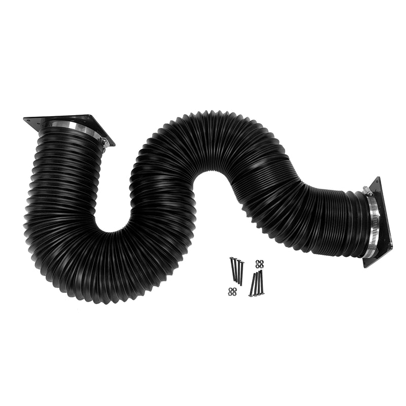 CoolerGuys Flexible 4 Inch Vent Duct Tubing with 120mm or 92mm Fan End Caps