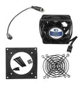 Coolerguys 3.5 Inch Single 60mm Fan Cooling Kit with Optional Thermostat