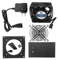 Coolerguys 3.5 Inch Single 60mm Fan Cooling Kit with Optional Thermostat