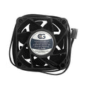 Coolerguys 60x60x25mm 24 VDC 6700 RPM Dual Ball Bearing 3Pin 2510 Connector High Speed Fan 3 Wire - All Black with Tachometer 30"/762mm Cable CG6025H24B2-3Y