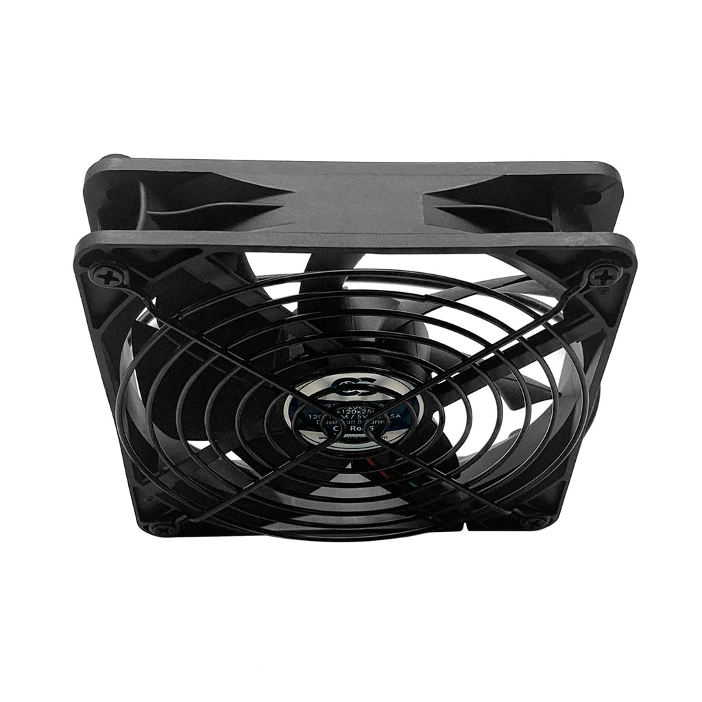 Coolerguys 120mm (120x120x25) 1200RPM USB-C Fan with Grill CG12025L05B Coolerguys 120mm (120x120x25) 1200RPM USB-C Fan with Grill CG12025L05B