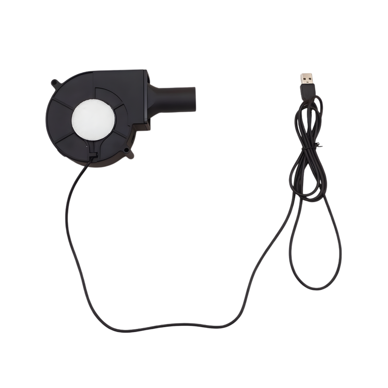 Coolerguys 5V USB Blower Fan with Exhaust Port - Coolerguys