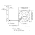 Delta 80x80x15mm 12VDC Fan AFB0812LB-R00 - Coolerguys