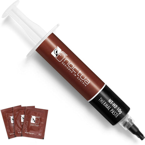 Noctua NT-H2 10g, Thermal Computer Paste incl. 10 Cleaning Wipes (10g) - Coolerguys