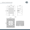 Coolerguys AMD SP7 2U-S21 2U Passive CPU Cooler