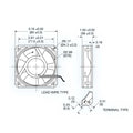Mechatronics 80x80x38mm AC 230 Volts Fan UF80A23-BTH