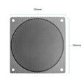 120mm Steel Mesh Filter Grill w/1.5mm Diameter Hole (Black)